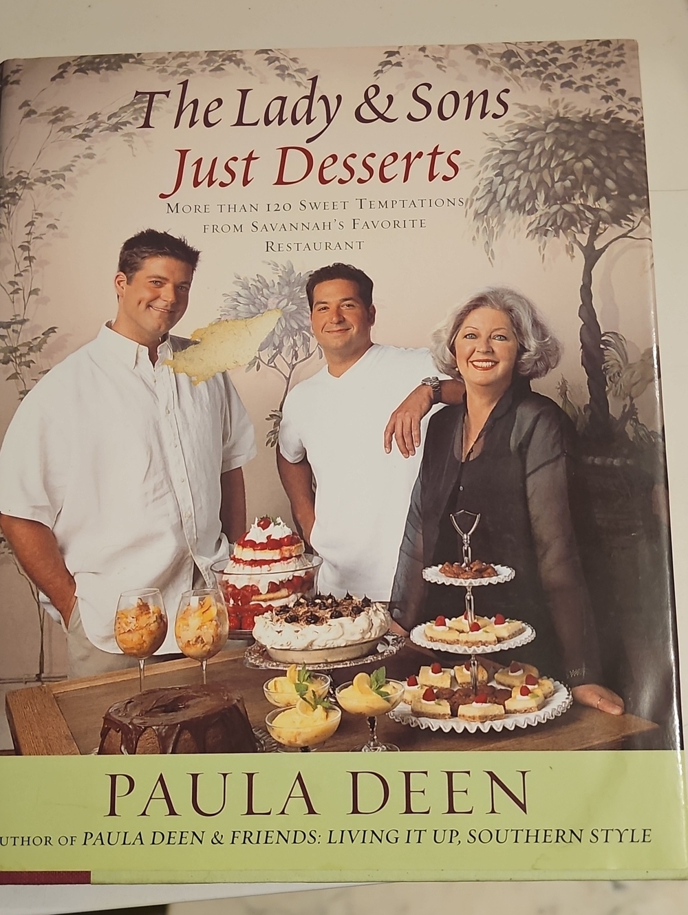 Paula Deen Just Desserts Cookbook — Cream Cover